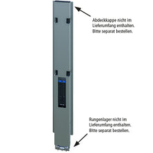 Blueline aluminium central pillar DL, anodized, 1000 mm