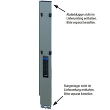 Blueline aluminium corner pillar DL, rear L, anodized, 1000 mm