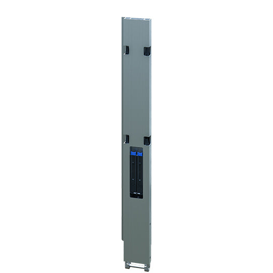 Blueline aluminium corner pillar DL, rear L, anodized, 1000 mm