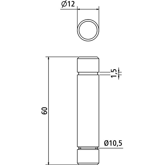 BlueLift bearing bolt, 12 x 60 mm