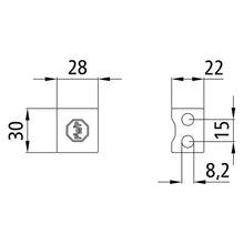 Blueline zip pocket