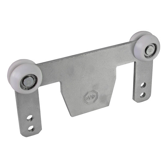 Blueline roller plate w/ plastic rollers, galvanised