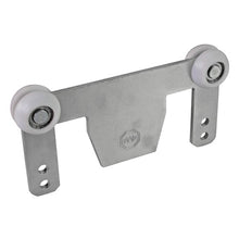 Blueline roller plate w/ plastic rollers, galvanised