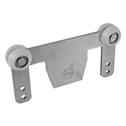 Blueline roller plate w/ plastic rollers, galvanised