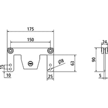 Blueline castor plate stl. castors,Volume/Standard/Compact,galv