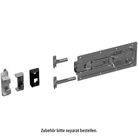 Tension lock Paco, galvanised stl., w/out T-piece