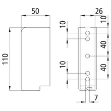 Blueline tarpaulin pocket/insert pocket, T-Lock hook plate hold