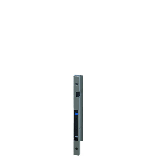 Blueline aluminum-corner stanchion DL, front L, anodised, 500 m