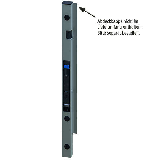 Blueline alumiininen kulmapilari DL, etuosa vasen, anodisoitu, 600 mm