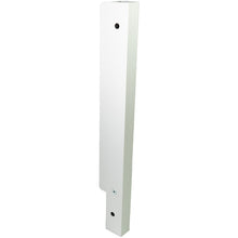 Blueline aluminum-corner stanchion DL, front L, anodised, 400 m