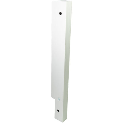 Blueline aluminum-corner stanchion DL, front L, anodised, 400 m