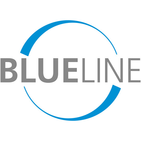 Blueline aluminum-corner stanchion DL, front L, anodised, 400 m