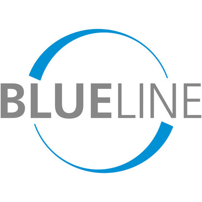 Blueline aluminum-corner stanchion DL, front L, anodised, 400 m