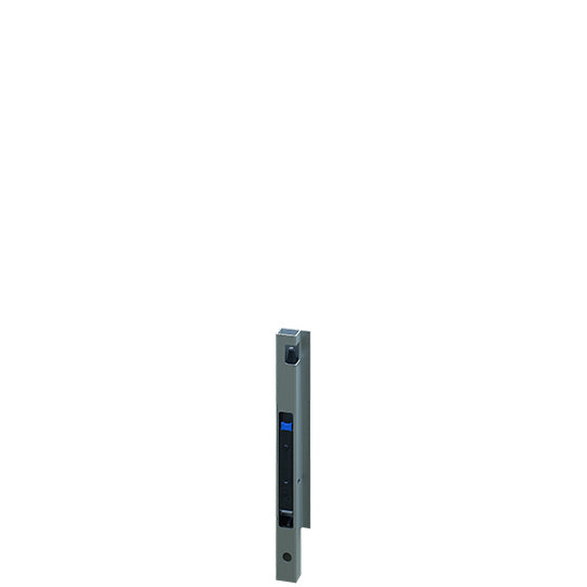 Blueline aluminum-corner stanchion DL, front L, anodised, 400 m