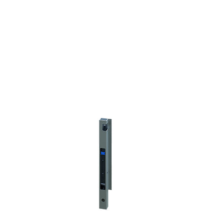 Blueline aluminum-corner stanchion DL, front L, anodised, 400 m