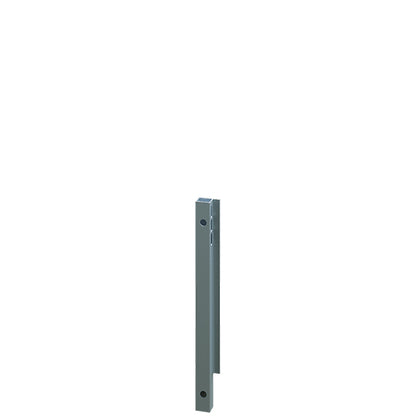 Blueline aluminium corner pillar IL, front L, anodized, 500 mm