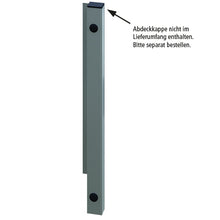 Blueline aluminium corner pillar IL, front R, anodized, 500 mm