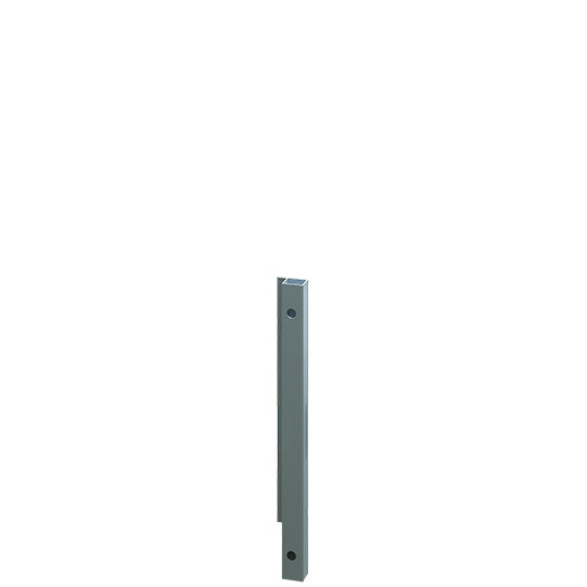 Blueline aluminium corner pillar IL, front R, anodized, 500 mm
