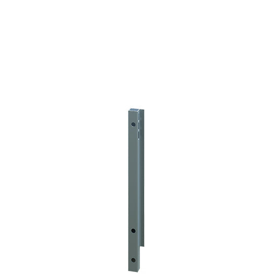 Blueline aluminum-corner stanchion IL, front L, anodised, 600 m