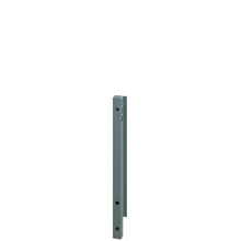 Blueline aluminum-corner stanchion IL, front L, anodised, 600 m
