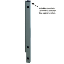 Blueline aluminum-corner stanchion IL, front R, anodised, 600 m