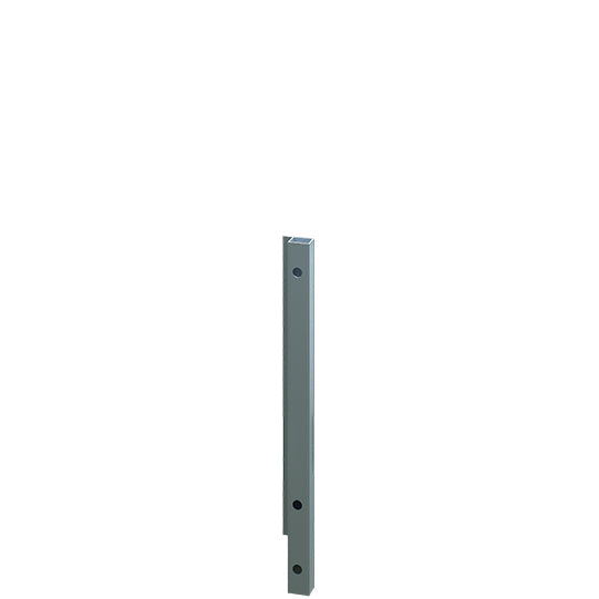 Blueline aluminum-corner stanchion IL, front R, anodised, 600 m