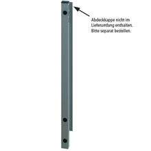 Blueline aluminium corner pillar IL, front L, anodized, 800 mm