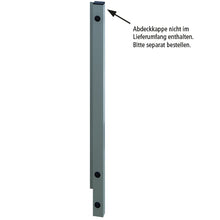 Blueline aluminium corner pillar IL, front R, anodized, 800 mm