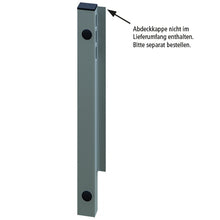 Blueline aluminium corner pillar IL, front L, anodized, 400 mm