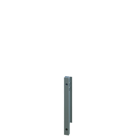 Blueline aluminium corner pillar IL, front L, anodized, 400 mm