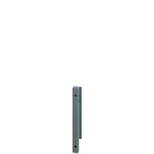 Blueline aluminium corner pillar IL, front L, anodized, 400 mm