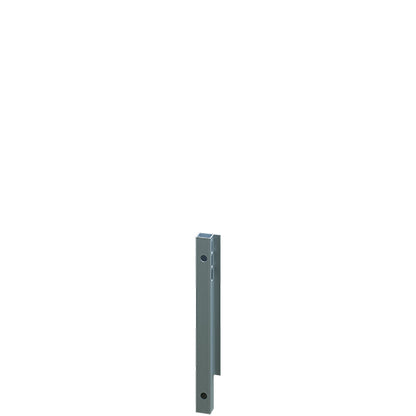 Blueline aluminium corner pillar IL, front L, anodized, 400 mm