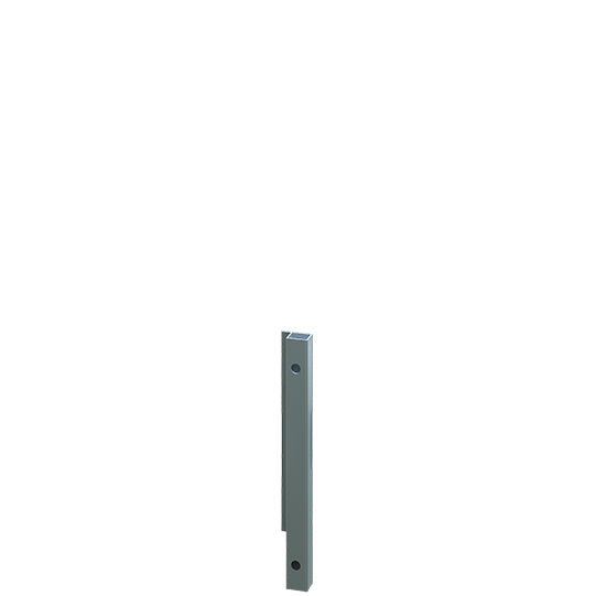 Blueline aluminium corner pillar IL, front R, anodized, 400 mm
