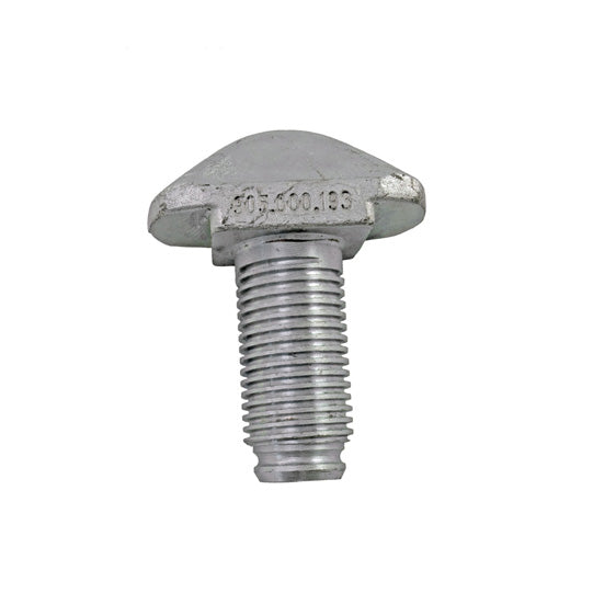 Pivot Ø 98 mm, with thread limiting ring, galvanized