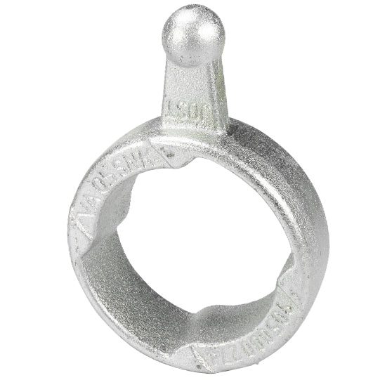 Slotted bushing, height 39 mm, galvanized 915.000.274