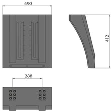 Vario mudguard 4904 SG, PP-EPDM