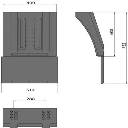 Vario mudguard 4906 AntiSpray 124 SG