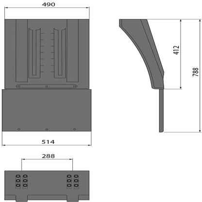 Vario mudguard 4904 Spray flap 376 SG
