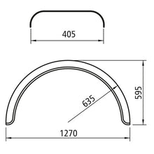Mudguards - Plastic - H405/1270/1900