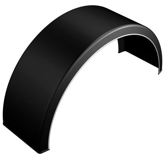 Plastic mudguards with white edge, 430 × 650 × 1300 × 580 mm