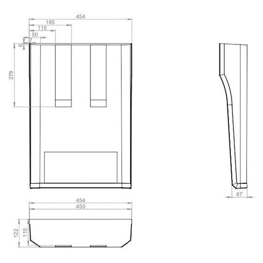 Mudguards - Plastic - Short - LM 450/640
