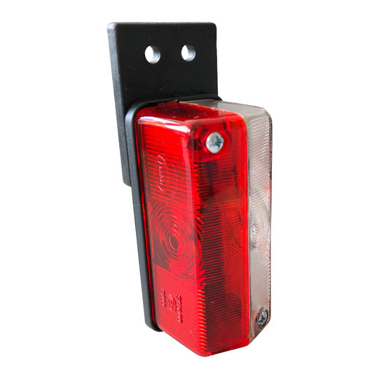 Clearance light, 12/24 V, red/white, elastic pendant