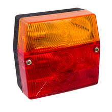 Three-chamber light, 12 V/24 V, with grommet