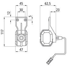 Superpoint LED, 12V/24 V, URL, cable 2.0 m, pendant holder