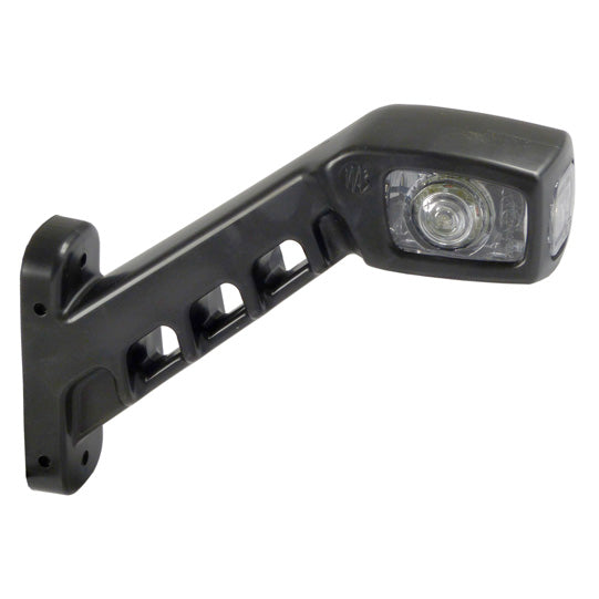 Clearance light LED, 12/24 V, rt/ws/ge, left, 0.50 m, open end