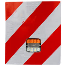 Oversize warning sign + FABRILcar® 2-K light LED, front right