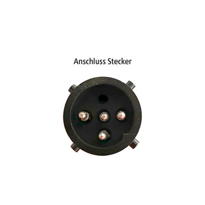 Extra-wide warning sign + FABRILcar® 3-K rear lights LED, L