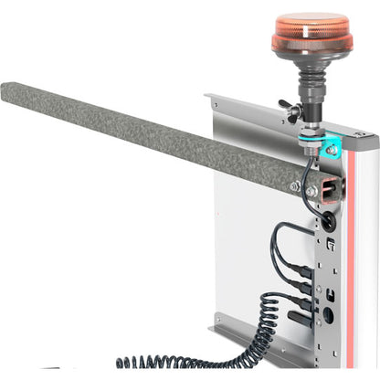 Oversize panel, hinged 3-pole, rear right with push-on tube