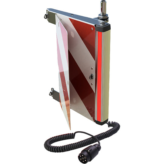 Oversize panel, hinged, 7-pin, rear right with push-on tube