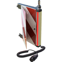 Oversize panel, hinged, 7-pin, rear right with push-on tube